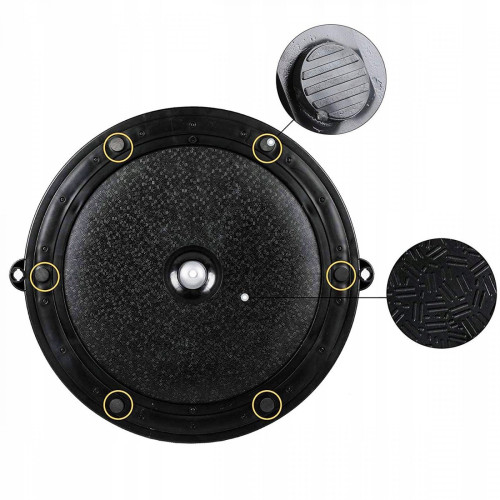 Балансировочная платформа  Springos Bosu Ball 57 см BT0002 Silver - фото №7